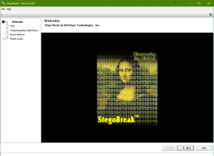 StegoBreak Menu